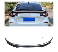 Compatibile for l'undicesima generazione Hatchback Civic MAX Style Sport Baule posteriore Spoiler for labbra Modello in fibra di carbonio lucido Accessori for lo styling(Carbon fiber pattern)