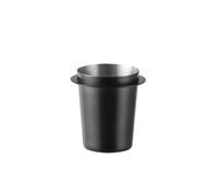 Compatibile for macchine da caffè espresso standard Tazza dosatrice for caffè in polvere in acciaio inossidabile 304 Maniglia for tazza di profumo Accessori for collettore di polvere(Black 51mm)