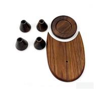 Compatibile For Nicchia, Macinacaffè Zero, Macinacaffè Italiano, Accessori Modificati In Noce Nera, Raccordi For Ricevitori Di Polvere(1 set)