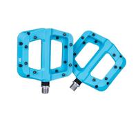 Compatibile for pedali piatti antiscivolo ultraleggeri ZTTO Boccola DU Pedali in plastica di nylon for MTB BMX XC Race AM Mountain Bikes(K991 Blue)