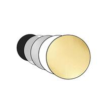 Compatibile for riprese con illuminazione in studio - Kit riflettore di luce pieghevole da 43"/110 cm con supporto in metallo con morsetto