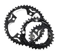 Compatibile for Shimano SRAM SLX XT 104/64BCD 9/10 velocità MTB Corona 3 pezzi adatta a guarnitura parti bici(42T Alloy 32T 24T)