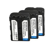 Compatibile For Sony, For NP-FM500H NP FM500H NPFM500H Batteria A57 A58 A65 A77 A99 A550 A560 A580 Batteria L50 2200mAh Batterie For Fotocamera(3pcs)