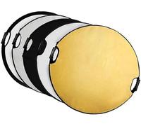Compatibile for studio/fotografia: riflettore di luce portatile pieghevole rotondo 5 in 1 da 60 cm/24" con maniglia