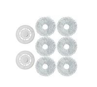 Compatibile for Xiaomi Mijia Omni B101CN All-in-One / L10S Ultra/Dreame S10/S10 Pro Parte Spazzola laterale principale Filtro Hepa Mop Panno Kit sacchetto for la polvere (Color : 12pcs)