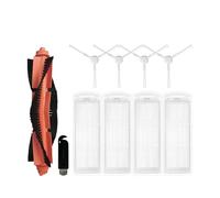 Compatibile for Xiaomi Robot Aspirapolvere S12 T12 B106GL Parti di ricambio Spazzola laterale principale Filtro Hepa Mop Pad Accessori di copertura della spazzola(Color:C)