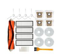 Compatibile for Xiaomi Robot Aspirapolvere X10 + / X10 Plus B101GL Pezzi di Ricambio Accessori Spazzola Laterale Principale Filtro Hepa Sacchetto for la Polvere Mop panno (Color : Q)
