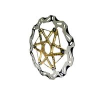 Compatibile for YOD4 rotore del freno della bicicletta a 6 fori e bloccaggio centrale 160mm 180mm 203mm 1.95mm MTB bici da strada(Lock 180mm 1 pcs)