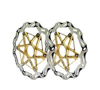 Compatibile for YOD4 rotore del freno della bicicletta a 6 fori e bloccaggio centrale 160mm 180mm 203mm 1.95mm MTB bici da strada(Lock 160mm 2 pcs)