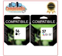 Compatibile HP Cartuccia 56 XL e/o 57 XL Nero e/o Colori