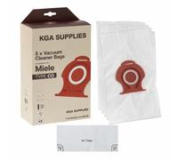 Compatibile Miele Guard M1 Microfibra Vuoto Borse Tipo Co Rosso Confezione 5