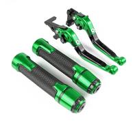 Compatibile Moto Regolabile Freno Leve Di Frizione Maniglia Manopole Del Manubrio Per PCX 125 150 PCX125 PCX150 2024 2023 2022 2021 2020 TUTTI GLI ANNI(Verde)