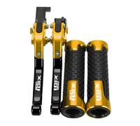 Compatibile Moto Regolabile Freno Leve Di Frizione Manubrio Maniglia Grips Per CFMOTO IBEX800 ST 2021-2025 2024 2023(Oro)