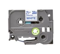 Compatibile Nastro per etichettatrice BLU SU BIANCO per Stampante Brother PT-D800W - Produttore: Offertecartucce.com