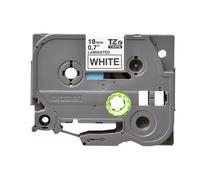 Compatibile Nastro per etichettatrice Brother TZE-241 TZe TAPE Laminato da 18 mm (Rotolo 8 metri) NERO SU BIANCO - Produttore: Offertecartucce.com