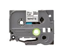 Compatibile Nastro per etichettatrice Brother TZE-251 TZe TAPE Laminato da 24 mm (Rotolo 8 metri) NERO SU BIANCO - Produttore: Offertecartucce.com