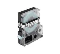 Compatibile Nastro per etichettatrice Epson C53S653004 LC-3TBN9 / LK-3TBN da 9 mm (Rotolo 9 metri) NERO SU TRASPARENTE - Produttore: Offertecartucce.c