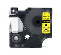 Compatibile Nastro per etichettatrice NERO SU GIALLO per Stampante Dymo LABELPOINT 250 - Produttore: Offertecartucce.com