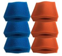 Compatibile Oase Biotec 5/10/30 3 X Grezzo & Sottile Rosso Spugna Set Filtro