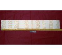 FIAT PANDA 4 X4 SISLEY ADESIVI NERI DECORATIVI PORTE adhesive decoration black