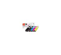Compatibile PEACH 318116 Nero, Ciano, Magenta, Nero per foto, Giallo
