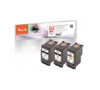 COMPATIBILE PEACH 321036 3 Pz Nero, Ciano, Magenta, Giallo