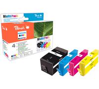 COMPATIBILE PEACH Pi300-767 4 Pz Nero, Ciano, Magenta, Giallo