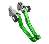 Compatibile Per 500EXCF 500 EXCF 2014-2023 2020 2021 2022 CNC Dirt Bike Pivot Pieghevole Freno Leve Di Frizione Manubrio Maniglia Grips(Verde)