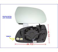 COMPATIBILE per A3-A4 - A5 PIASTRA TERMICA Specifica SPECCHIETTO RETROVISORE DX