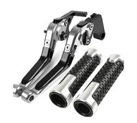Compatibile Per Aprilia TUONO V4 2017-2024 1100-RR FABBRICA TUONO-V4 2020 2021 2022 2023 Moto Regolabile Freno Leve Di Frizione Manubrio Maniglia Grips(Sliver)