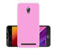 Compatibile per ASUS ZENFONE GO ZC500TG Z00VD (5.0) Copertura Custodia COVER GEL SILICONE blu matte protezione tasti SLIM TPU morbida (fucsia)