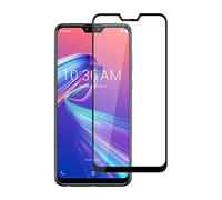 compatibile per Asus Zenfone Max Pro (M2) ZB631KL / X01BD X01BDA Pellicola TRASPARENTE VETRO FULL SCREEN GLASS TEMPERATO antiurto DISPLAY 9H antigraffio TOUCH SCREEN (CORNICE NERO) (Cornice Nero)