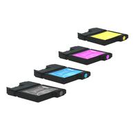 Compatibile per Brother MFC-5890 CN cartucce di inchiostro set nero, ciano, magenta, giallo - LC-1100 - Inhalt: 1 x 29 ml & 3 x 20 ml