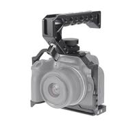 Compatibile per Canon EOS R10 Camera Cage Rig con maniglia e fori di posizionamento per la fotografia video