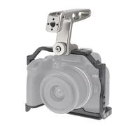 Compatibile per Canon EOS R10 Camera Cage Rig con maniglia e fori di posizionamento per la fotografia video