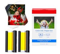 Compatibile per Canon Selphy CP1500 CP1300 - Carta fotografica KP-36in, 10 x 15 cm, carta fotografica per Selphy CP910 CP780 CP760 CP1000 CP1200 Printer, 36 stampanti fotografiche Paper 2 ink
