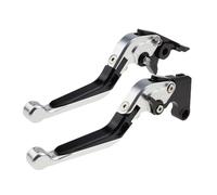 Compatibile Per CFMOTO 800NK 800 NK 2023 2024 Accessori Moto CNC Manubrio Regolabile Pieghevole Allungabile Freno Leve Di Frizione(Argento)