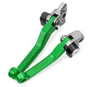 Compatibile Per CRF300L CRF 300L CRF300 L 2021 2022 2023 CNC Dirt Bike Pivot Pieghevole Freno Leve Di Frizione Manubrio Maniglia Grips(Verde)