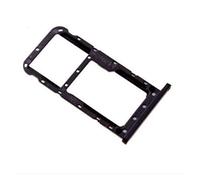 Compatibile per (HUAWEI HONOR 9 LITE) LLD-AL00; LLD-AL10; LLD-TL10; LLD-L31 ALLOGGIO SUPPORTO ADATTATORE SLOT SLITTA PORTA SIM TRAY CARRELLO PORTA SCHEDA VASSOIO + MICRO SD (NERO)