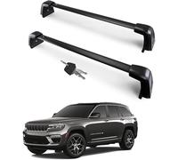 Compatibile per Jeep Grand Cherokee 2021-2023 Portapacchi da tetto resistente con serratura al 100% realizzato in metallo Alluminio Barra trasversale antifurto
