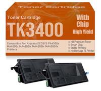 Compatibile per Kyocera ECOSYS PA4500x MA4500x MA4500ix MA4500fx MA4500ifx Cartucce toner con chip, alta capacità, 12.500 pagine,TK3400-2PC