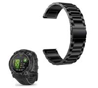 Compatibile per Moda Metallo Acciaio Classico Cinturino di Ricambio Compatibile per Orologio Da Uomo Garmin Instinct 3 45mm AMOLED