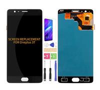 Compatibile per Oneplus 3T A3010 Schermo di Ricambio OLED Display LCD One Plus 3 A3003 A3000 SM-A3000 Touch Digitizer Kit Sensore (OLED Nero Senza Telaio)