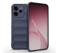 Compatibile per Oppo Reno 15F 5G (Colore: Blu Navy) Antiurto duro silicone 3d indietro Case