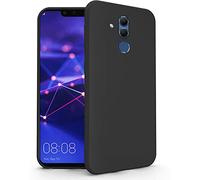 Compatibile per PER HUAWEI MATE 20 LITE (6.3) SNE-LX1 SNE-L21 SNE-AL00 Custodia COVER case soft GEL SILICONE protezione flessibile SLIM matte MORBIDA TPU (Black)