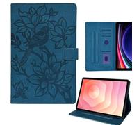 Compatibile per Samsung Galaxy Tab A11 plus 11.0 SM-X230 SM-X236 (Colore: Blu scuro) antiurto Smart Cover modello custodia flip in pelle siliconata