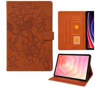 Compatibile per Samsung Galaxy Tab S10 Lite 10.9 SM-X400 SM-X406B (Couleur : Marrone) Antiurto Smart Cover modello custodia flip in silicone