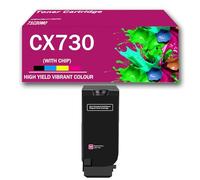 Compatibile per set cartucce toner a colori Lexmark CX730 CS730de CS735de CX730de CX735adse CX737adzse, sostituzione 71C20K0 71C20C0 71C20M0 71C20Y0,Magenta-1Pack