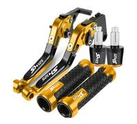 Compatibile Per SH125 SH150i SH125i SH 125i 2008-2023 2022 2014 2015 2016 2017 2018 Accessori Moto Pieghevole Regolabile Leve Freno Frizione Manopole Estremità(Oro)