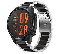 Compatibile per TicWatch Pro 3 Ultra Band Giaogor Cinghie di ricambio in metallo in acciaio inox a sgancio rapido Compatibile con TicWatch Pro 3 Ultra GPS Smartwatch 2021 Acciaio inossidabile metallo